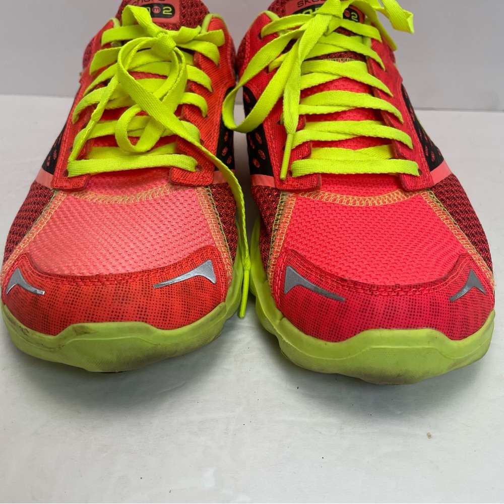 Sketchers size 9.5 Go run2 orange yellow - Picture 3 of 10